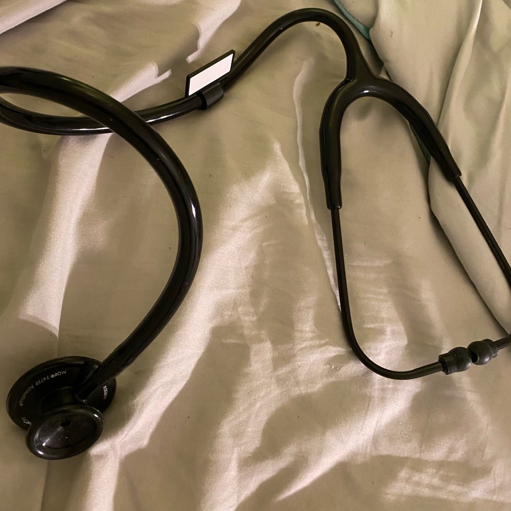 Black MDF Acoustic Stethoscope never used